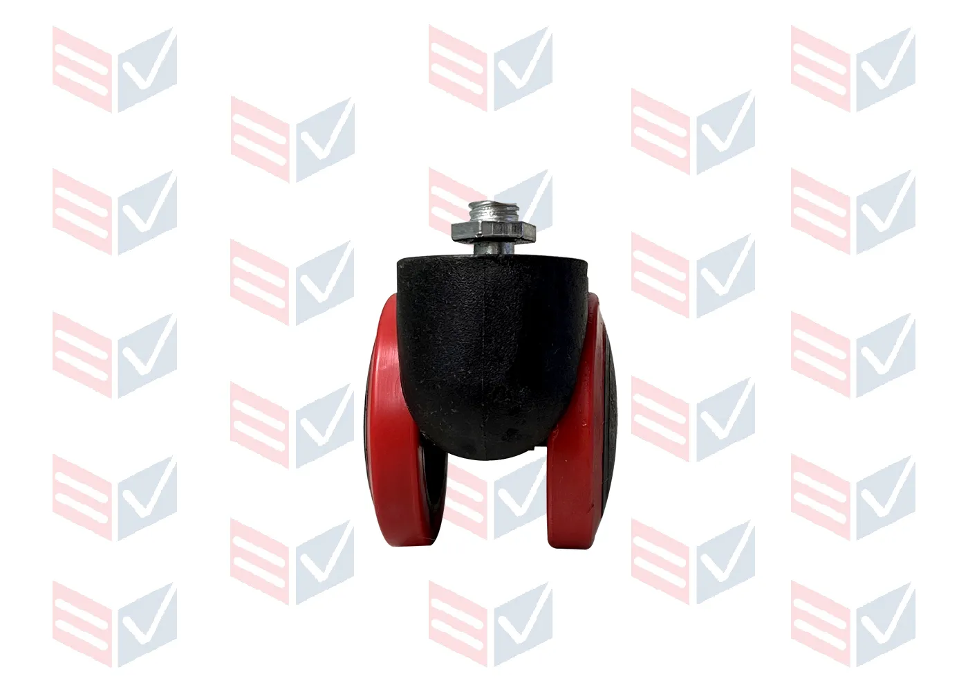 Bánh xe xoay vòng đỏ chân vít (1)